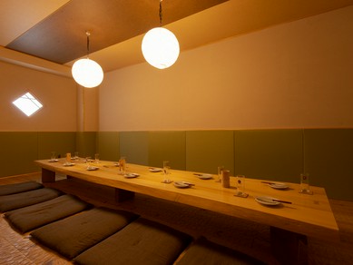 特別な人々と特別の時間を過ごす、和のムードのVIPルーム