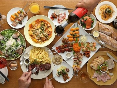 旬の食材を使った料理でゲストをおもてなし