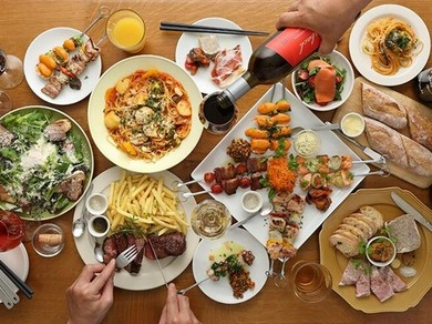 歓送迎会に人気！飲み放題付5400円〜のお得コースあり