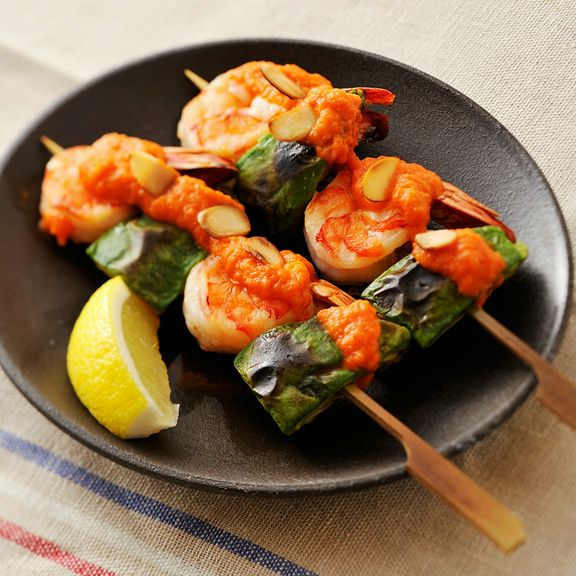 エビ&アボカド (トマト&パプリカソース)