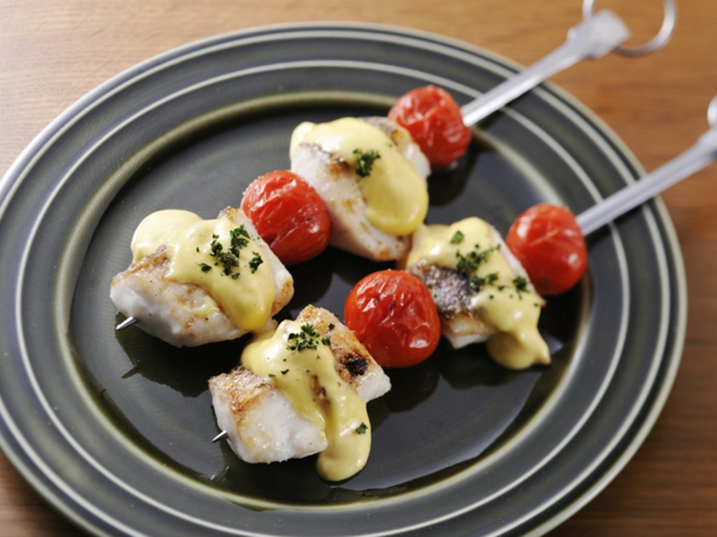 白身魚＆トマト