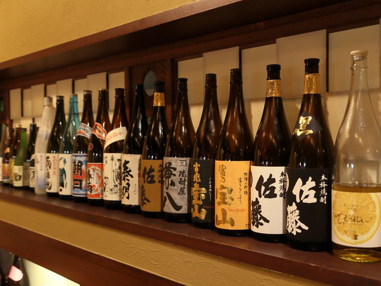 常時20種類以上。料理の味を引き立てる銘酒が勢揃い