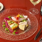 スタンダードなコースです
お二人でワイン１本分飲むお客様でしたら
ワインペアリングで1人１0000円目安に