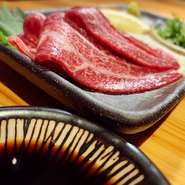 さっぱりあっさり系の刺身！大人気のツラミをワサビ醤油でどうぞ！