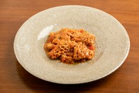 (例)
・トウモロコシの冷製スープ
・シャインマスカットと生ハムとマスカルポーネの最中
・アスパラガスのグリル
・フルーツトマトのブルスケッタ
・トリッパのフィレンツェ風煮込み
・加茂茄子のソテー