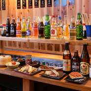 好きな割り物を選んで、自分好みのお酒をブレンド