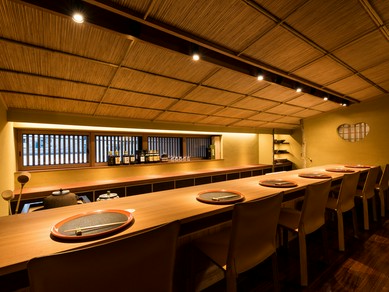 おもてなしの席に相応しい、VIP用のカウンター席