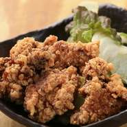 居酒屋の定番商品！叶え家のから揚げは特製タレに長時間付け込み、中も外も美味しく仕上げました