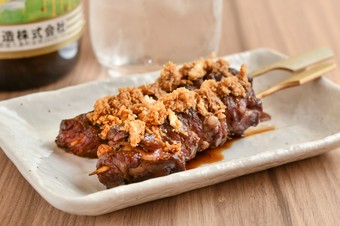 十勝の山わさびを添えた『牛サガリ』