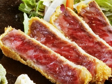 佐賀牛のサーロインレアカツ