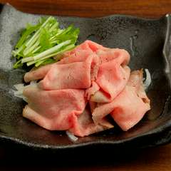 A4・A5ランク黒毛和牛を使用、味わい深い自家製『ローストビーフ』