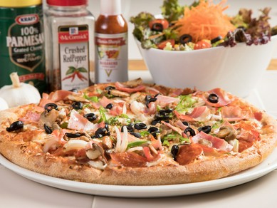 幅広く愛される、アメリカンピザのお店