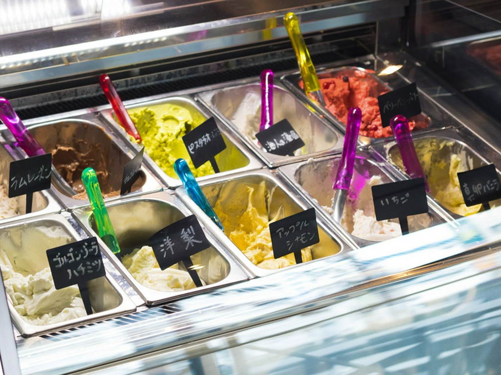 なめらかな口解けの良さが自慢。自社製造の『ジェラート』
