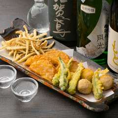 しみ出る旨さ！旬の野菜を自家製だしで炊きあげた『野菜唐揚げ盛合わせ』