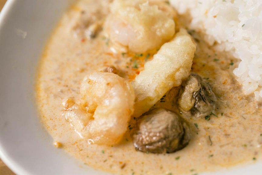 シーフードホワイトカレー