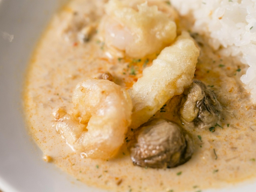 シーフードホワイトカレー