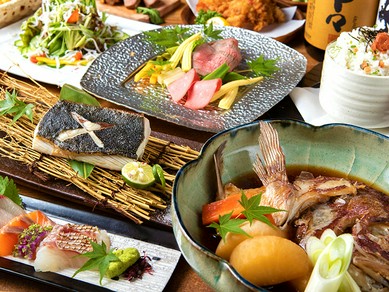 たっぷり3時間飲み放題付 和食宴会コース3480円〜ご用意　