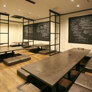 普段の女子会に加え、誕生日のお祝い会などアニバーサリー利用にもぴったりの店。和ら焼きを中心とした和食が楽しめ、スイーツの美味しさも評判。ゆったりくつろげる広々空間で、食べて飲んで楽しめます。