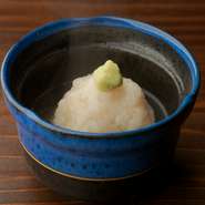 加賀蓮根のもちもちとした食感を楽しめます
