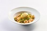 魚介の旨味を引き出し、バターとしょうゆで風味付け。
和風ソースの一番人気です♪