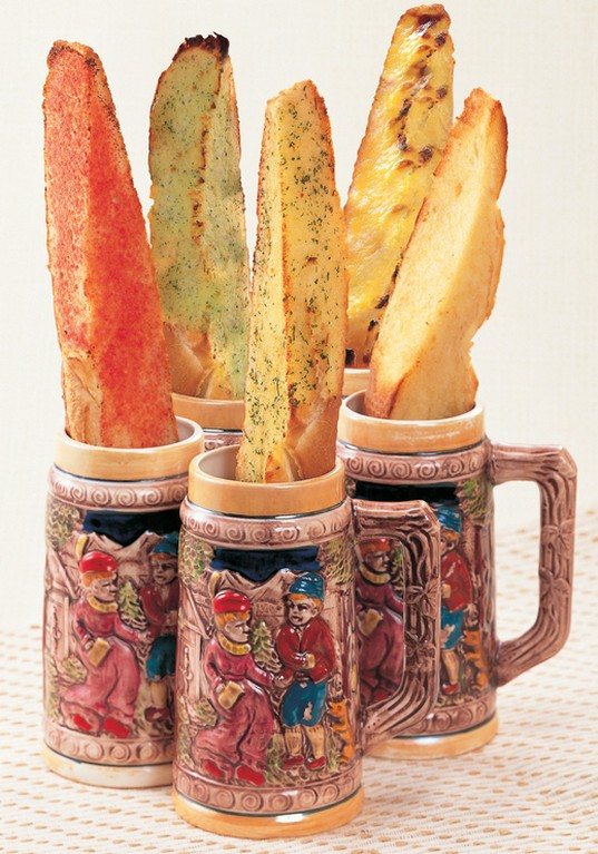 期間限定のフレーバーも楽しめる人気のバゲットの味は6種類