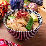 京野菜とガツンと丼の夢のコラボです。