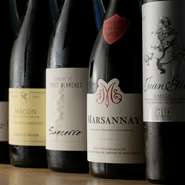 オススメのボトルワインを各種取り揃えています。