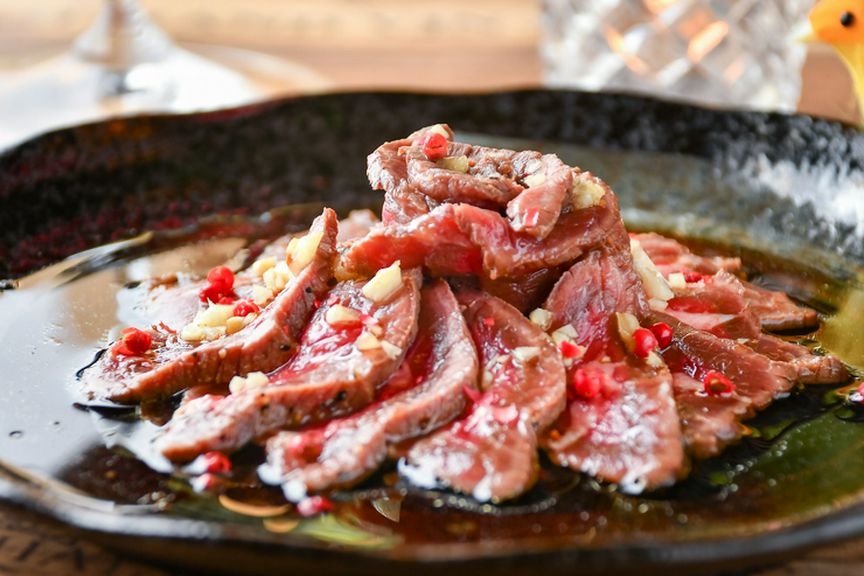 ナチュール特製牛肉のカルパッチョ