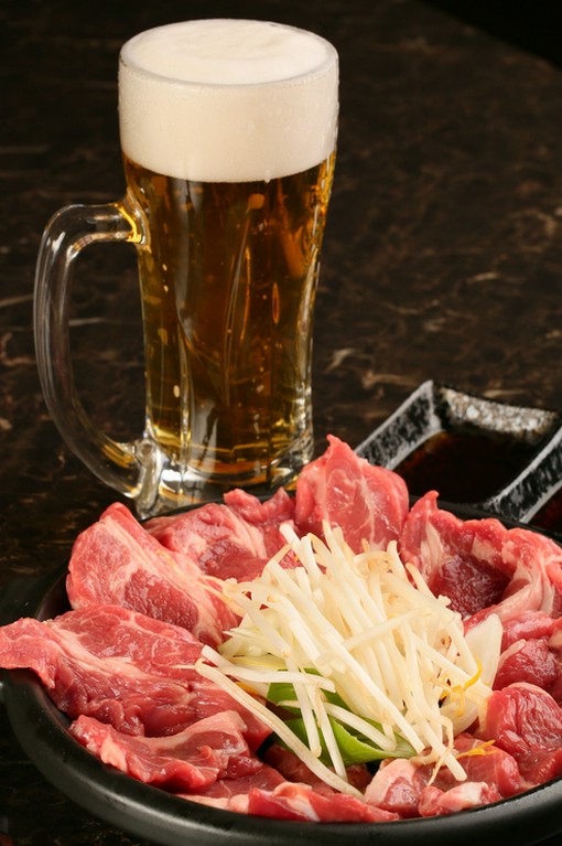 ジンギスカンのコースは、全て食べ放題となっています