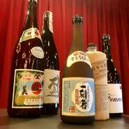 少しばかりですが、芋・麦・甲類など、焼酎も各種あります。