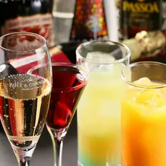 Fennelこだわりのお酒を楽しめる120分飲み放題のプランです！
ご来店前に一度確認のTELをしてください。