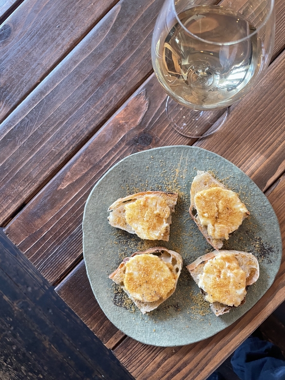 There are plenty of snacks to go with natural wine.