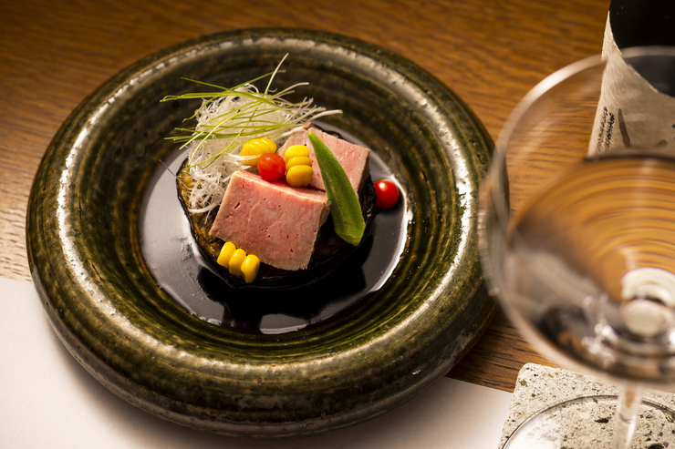 【清酒搭配】「銀座美食」九道菜套餐 + 麒麟布朗邁斯特生啤 + 8 種精選清酒