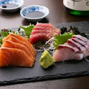 魚介・肉・野菜は、旬と鮮度の良いものを厳選して仕入れ