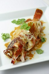 ハタの姿蒸し広東風(100g)