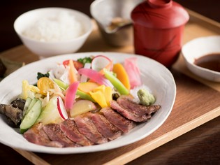 テーマは地産地消。ゆふいんの恵みを受けた野菜をぜひ