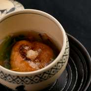 名産の蓮根を優しい食感のあんかけおでんに『蓮根まんじゅう』