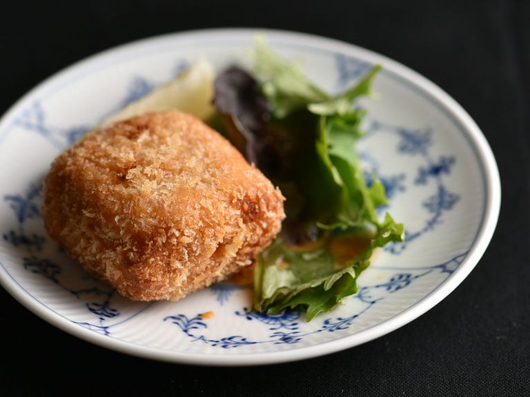 濃厚な風味に驚く!  『車エビのクリームコロッケ』