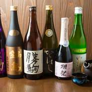 日本酒とワインに合った和の料理が揃った【旬酒処　壱－いち－】。『獺祭』や『飛露喜』などの銘酒が定番で用意されています。定期的に入れ替えられる季節ものやおすすめも4～5種類。