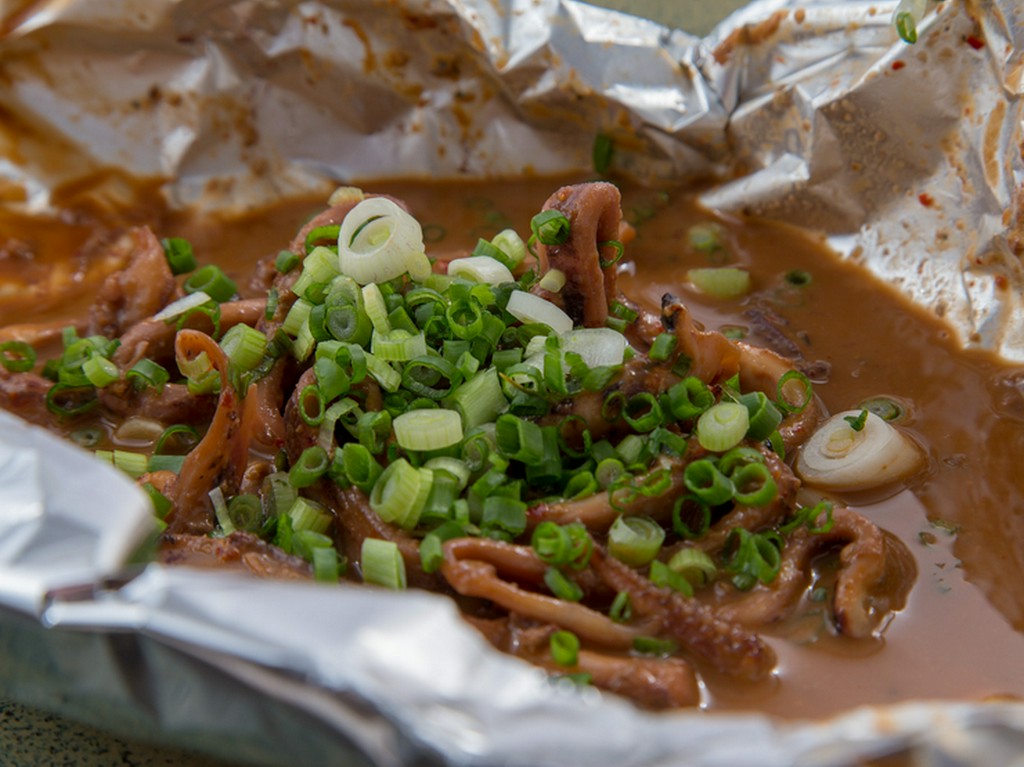 松イカの肝焼き