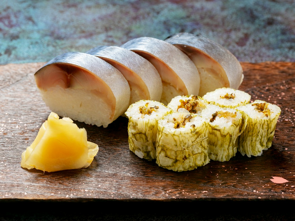 出汁でシャリを炊き、京都らしいネタと一体となる「京寿司」