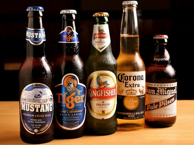 海外のビールを豊富にラインナップ				