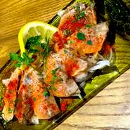 瞬間燻製！軽い燻香の生サーモン！