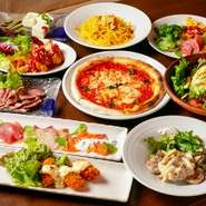 旬を大切に、季節の野菜や魚介類を厳選仕入れ