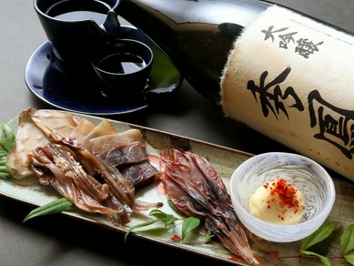 ドリンクラインナップも充実。お肉と地酒を満喫