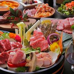 90分飲み放題付き。宴会利用にもぴったりな税込み『5000円コース』