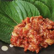 しっかりと辛みのある
ぷりっぷりのチャンジャを