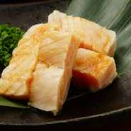 コリコリの食感がたまらない　
牛の胃袋