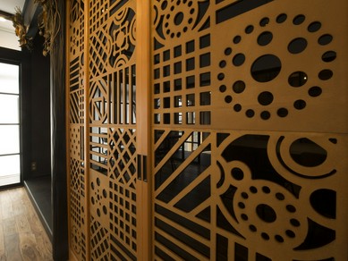 溢れるセンスを諸処に飾る内観の装飾や誂えに変化させて