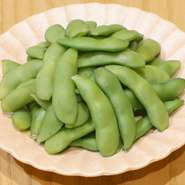 ビールと言えばこれ！茶豆を使用しているから味よし、香りよし。